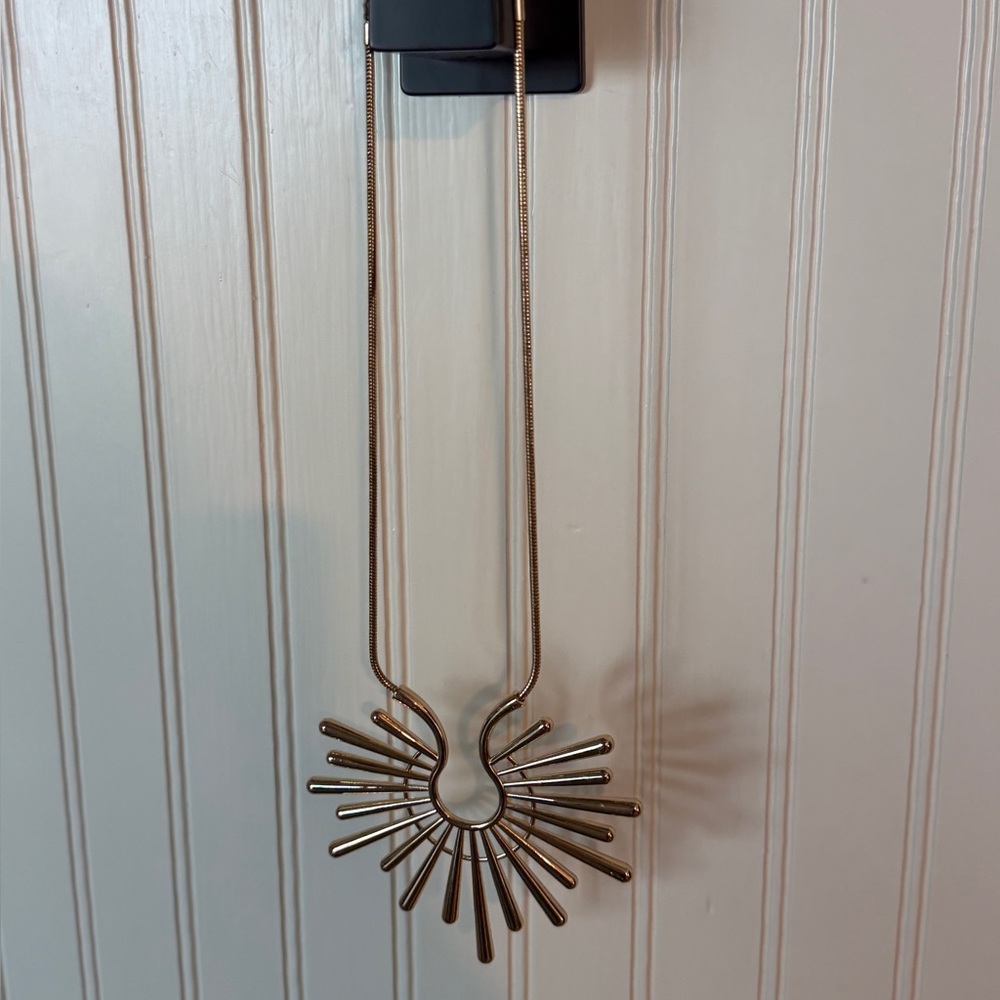 INC International Concepts Gold Sunburst Necklace